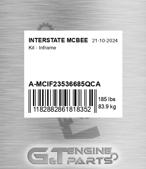A-MCIF23536685QCA Kit - Inframe