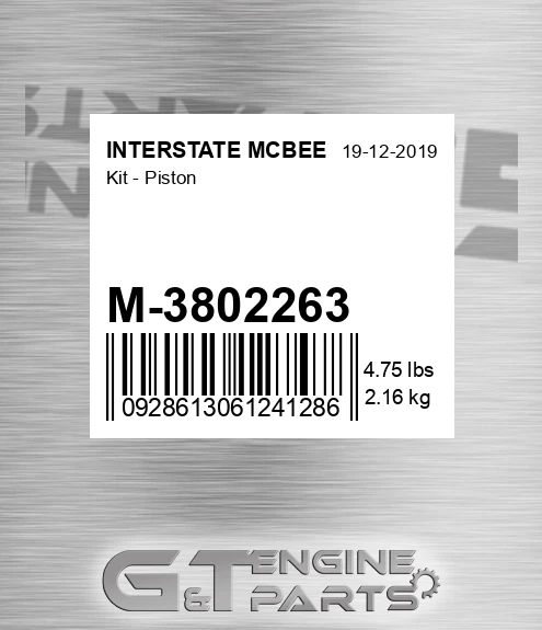 M-3802263 Kit - Piston