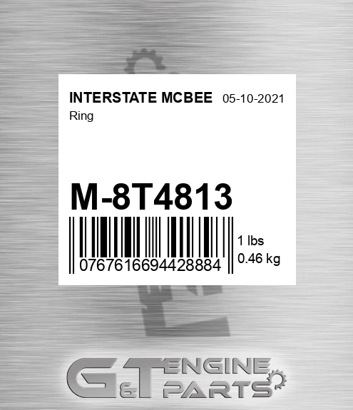 M-8T4813 Ring for INTERSTATE MCBEE