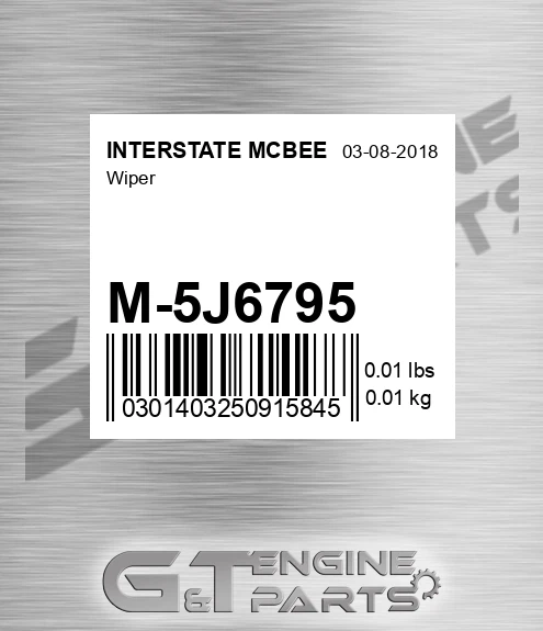 M-5J6795 Wiper for INTERSTATE MCBEE