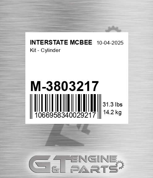 M-3803217 Kit - Cylinder