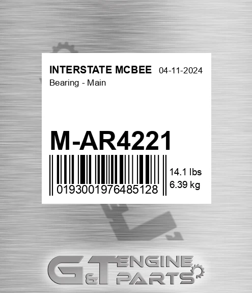 M-AR4221 Bearing - Main