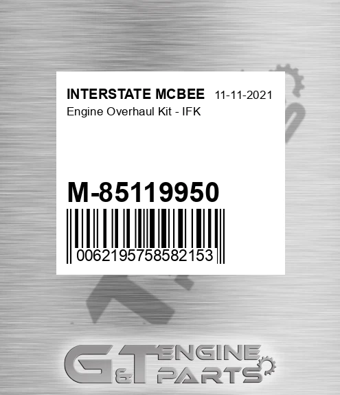 M-85119950 Engine Overhaul Kit - Ifk