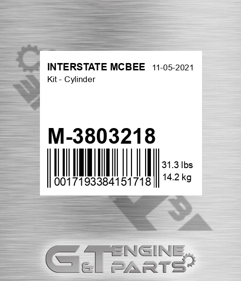 M-3803218 Kit - Cylinder