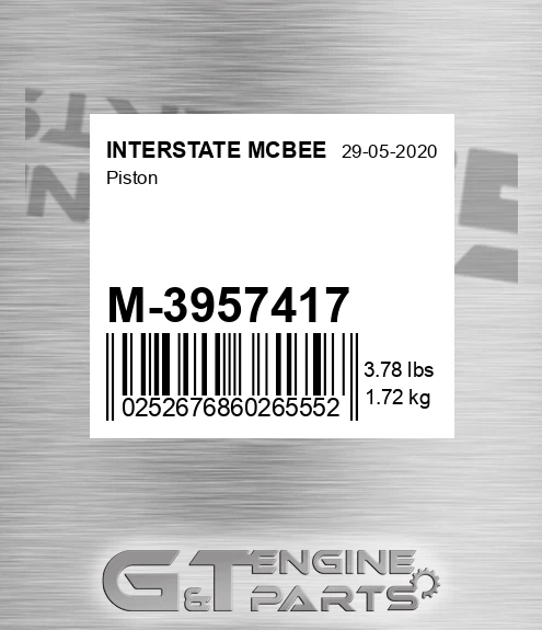 M-3957417 Piston