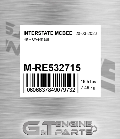 M-RE532715 Kit - Overhaul