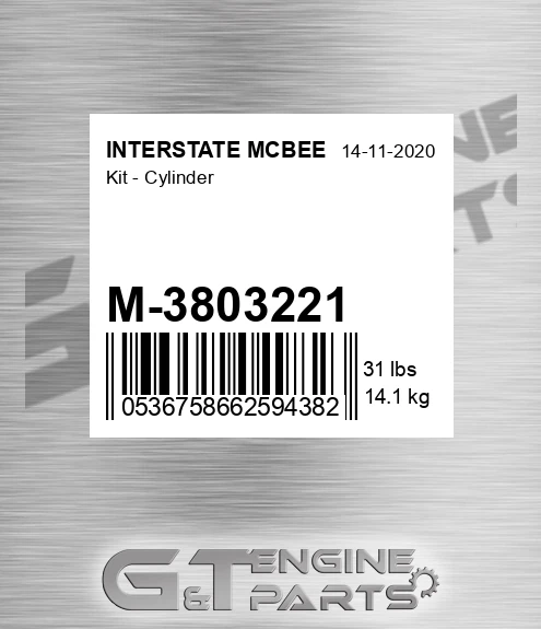 M-3803221 Kit - Cylinder
