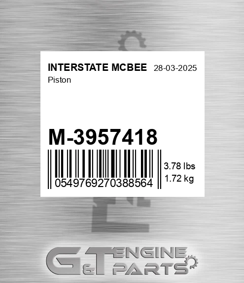 M-3957418 Piston