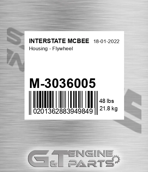 M-3036005 Housing - Flywheel