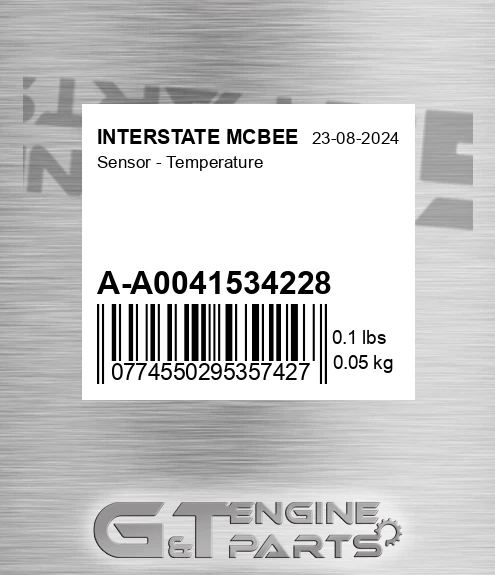 A-A0041534228 Sensor - Temperature