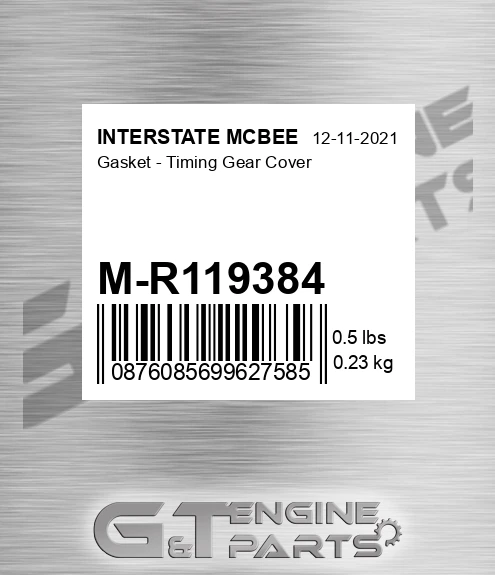 M-R119384 Gasket - Timing Gear Cover