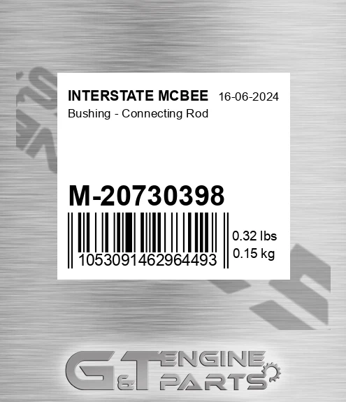 M-20730398 Bushing - Connecting Rod