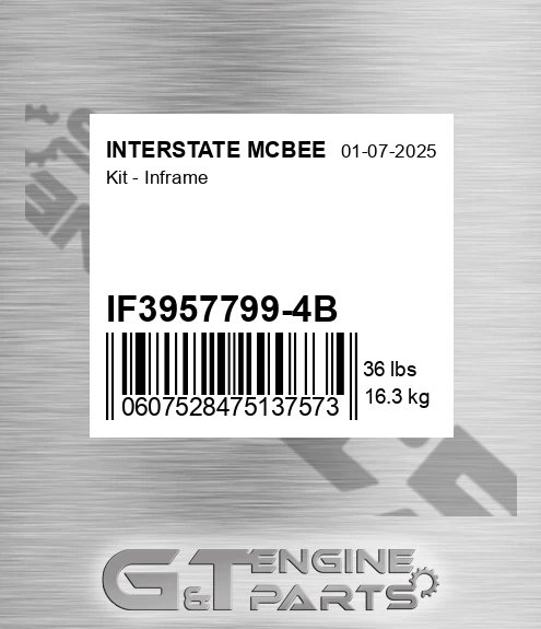 IF3957799-4B Kit - Inframe