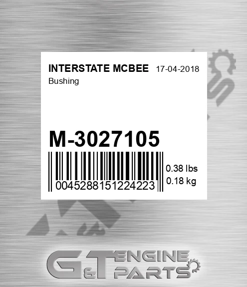 M-3027105 Bushing
