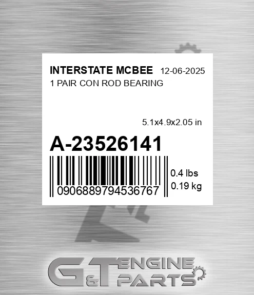 A-23526141 1 Pair Con Rod Bearing
