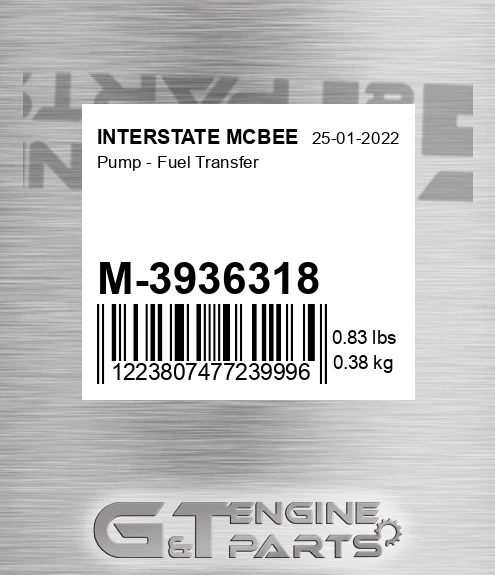 M-3936318 Pump - Fuel Transfer