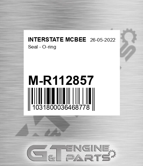 M-R112857 Seal - O-ring