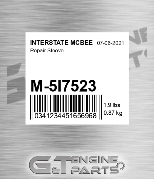 M-5I7523 Repair Sleeve