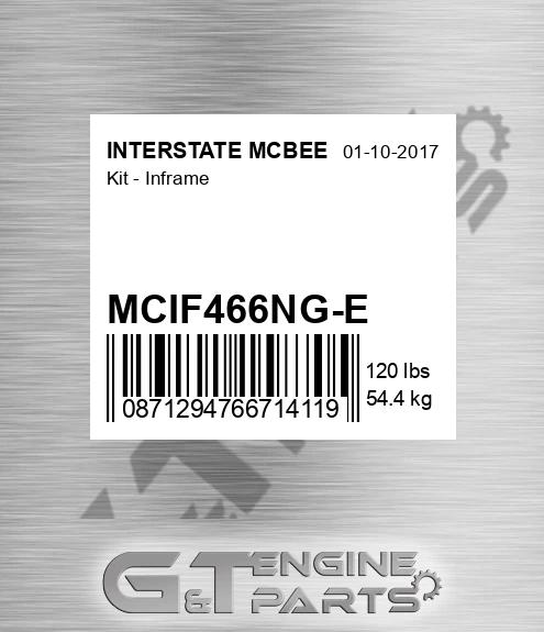 MCIF466NG-E Kit - Inframe