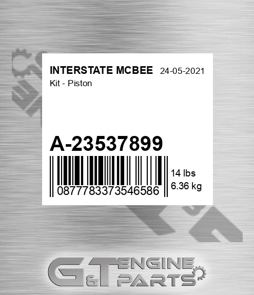 A-23537899 Kit - Piston