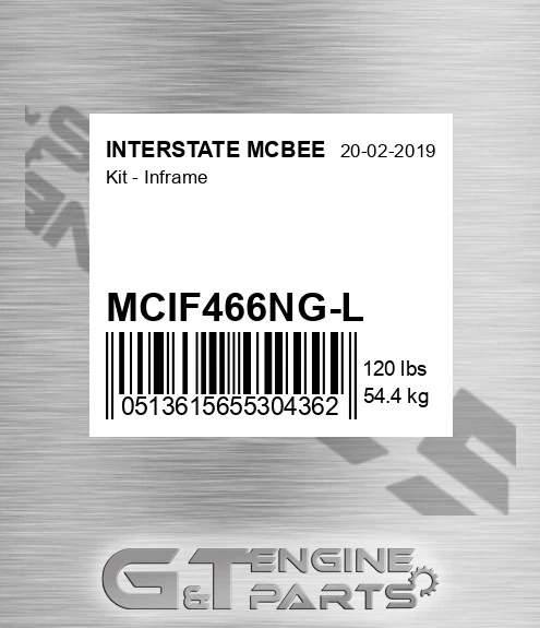 MCIF466NG-L Kit - Inframe