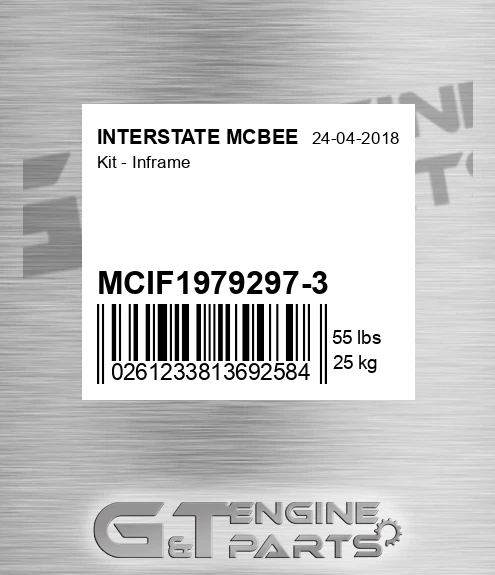 MCIF1979297-3 Kit - Inframe for INTERSTATE MCBEE