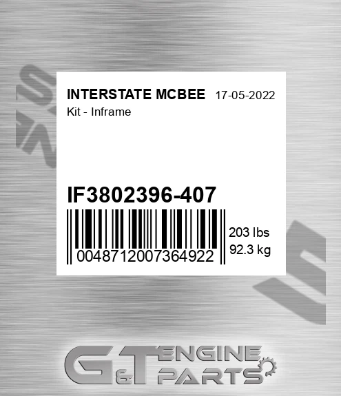 IF3802396-407 Kit - Inframe