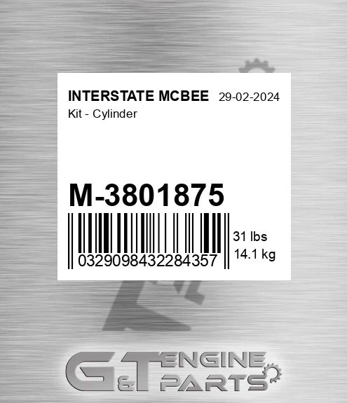 M-3801875 Kit - Cylinder