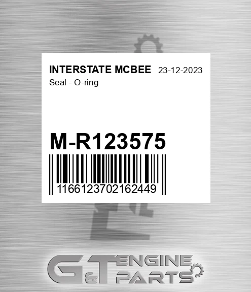 M-R123575 Seal - O-ring