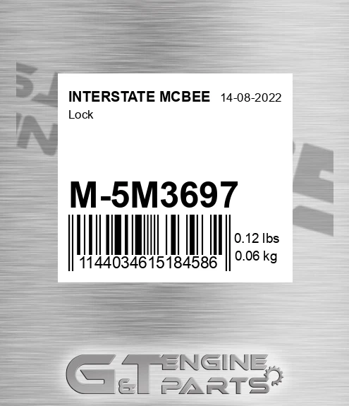 M-5M3697 Lock for INTERSTATE MCBEE