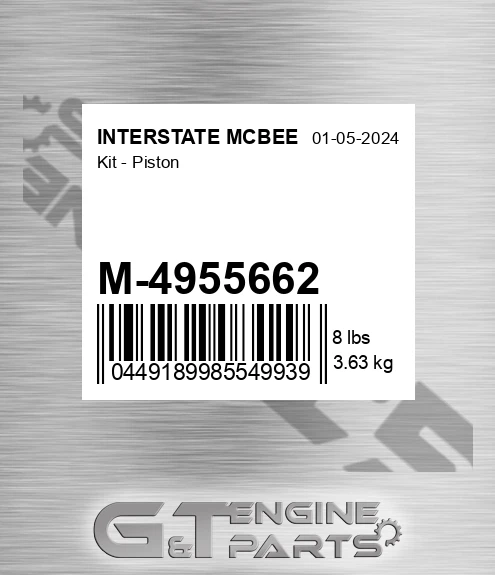M-4955662 Kit - Piston
