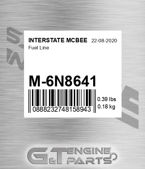 M-6N8641 Fuel Line for INTERSTATE MCBEE