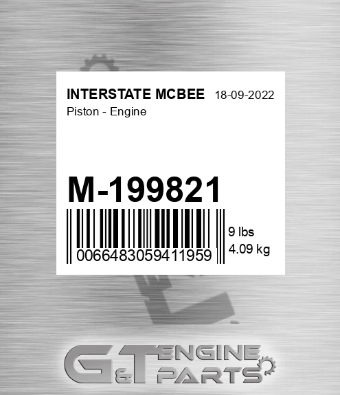 M-199821 Piston - Engine