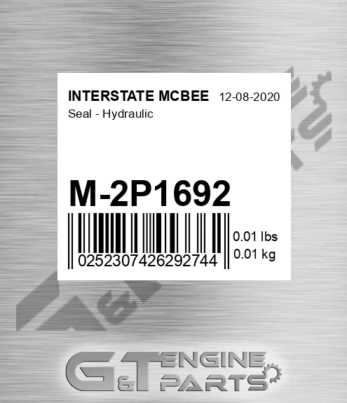 M-2P1692 Seal - Hydraulic