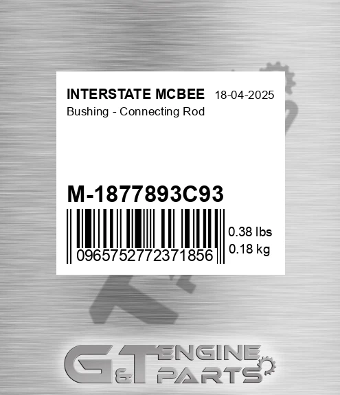 M-1877893C93 Bushing - Connecting Rod