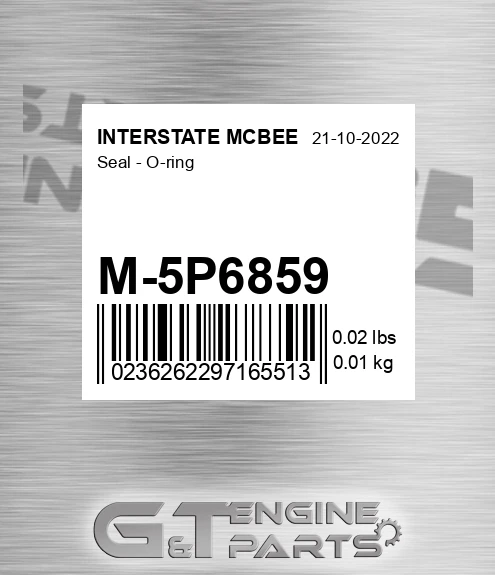 M-5P6859 Seal - O-ring for INTERSTATE MCBEE