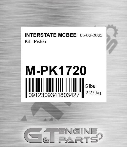M-PK1720 Kit - Piston