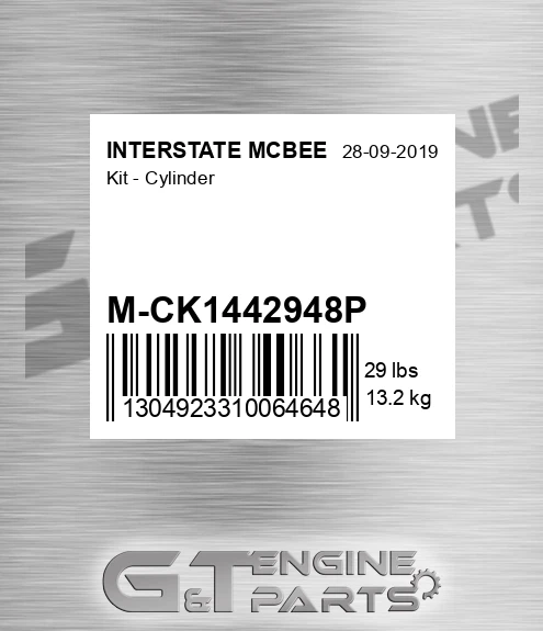 M-CK1442948P Kit - Cylinder for INTERSTATE MCBEE