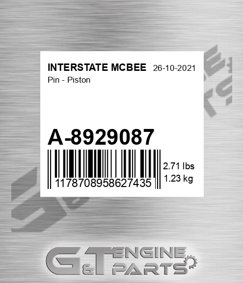 A-8929087 Pin - Piston