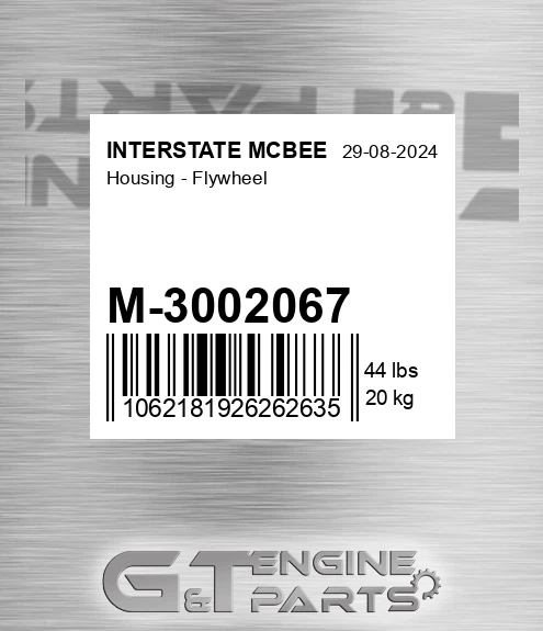 M-3002067 Housing - Flywheel