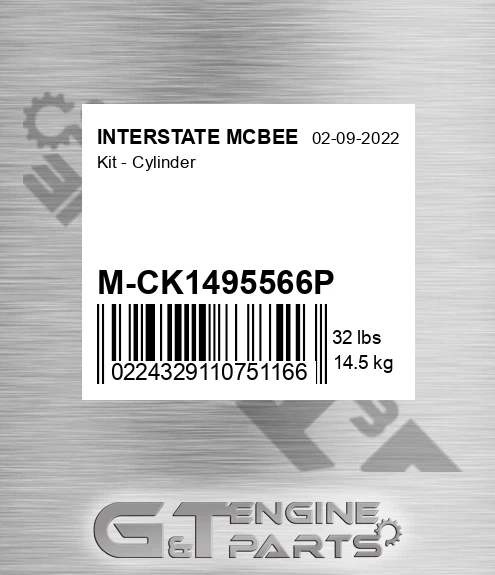 M-CK1495566P Kit - Cylinder for INTERSTATE MCBEE