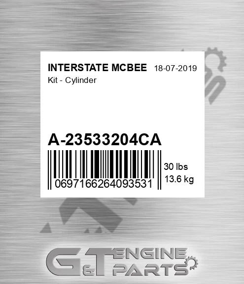 A-23533204CA Kit - Cylinder