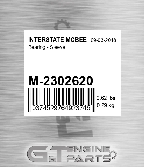 M-2302620 Bearing - Sleeve