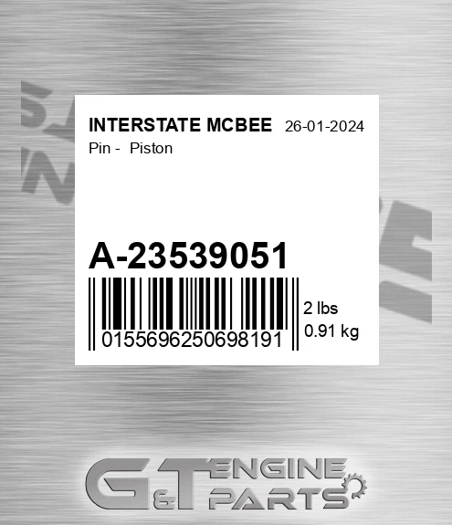 A-23539051 Pin - Piston