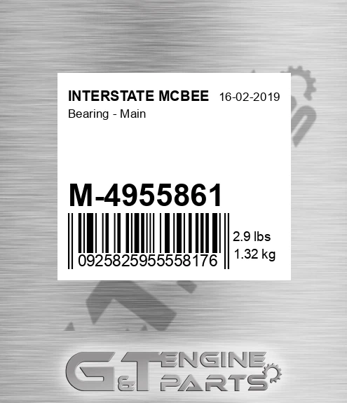 M-4955861 Bearing - Main