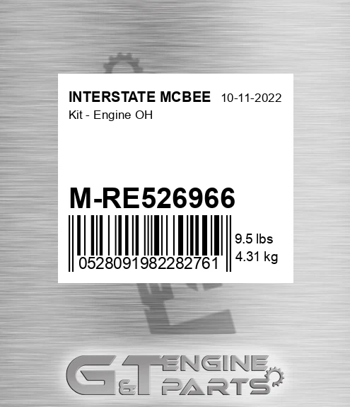 M-RE526966 Kit - Engine Oh