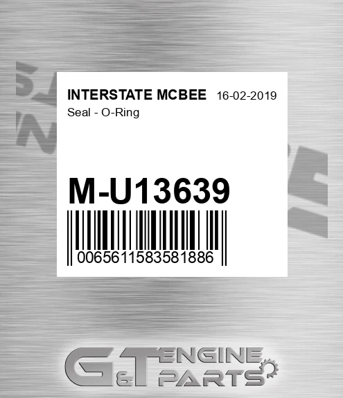 M-U13639 Seal - O-ring