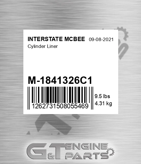 M-1841326C1 Cylinder Liner for INTERSTATE MCBEE