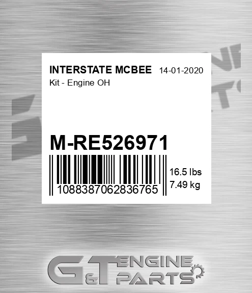 M-RE526971 Kit - Engine Oh