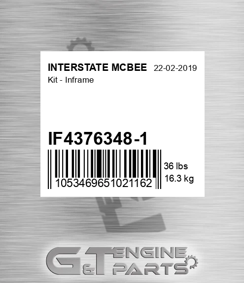 IF4376348-1 Kit - Inframe